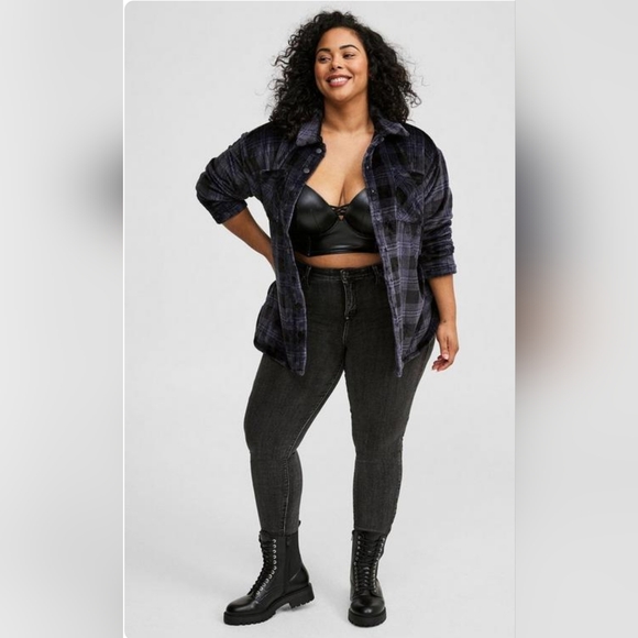 Torrid Cozy Fur Shacket - Picture 2 of 5